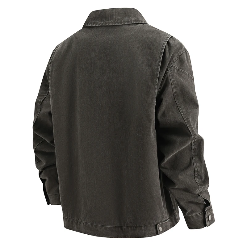 Veste en jean surdimensionnée pour hommes, ample, 100% coton, manteaux décontractés de haute qualité, mode Hip-Hop Rock Streetwear, vêtements d'extérieur confortables, automne