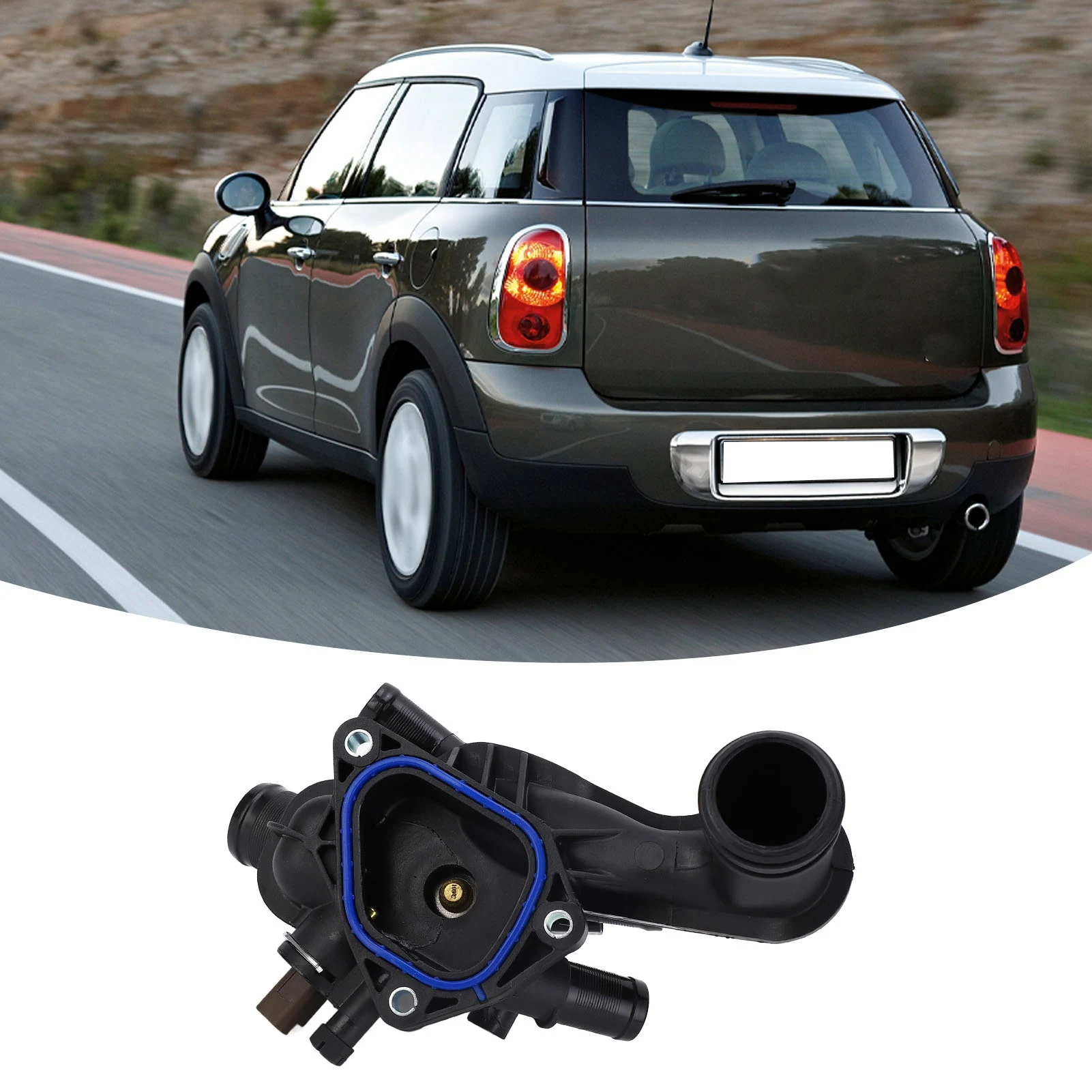 

11537534521 Engine Coolant Thermostat Assembly 11537534521 Replacement for 207 308 3008 5008 Thermostat Housing Assembly