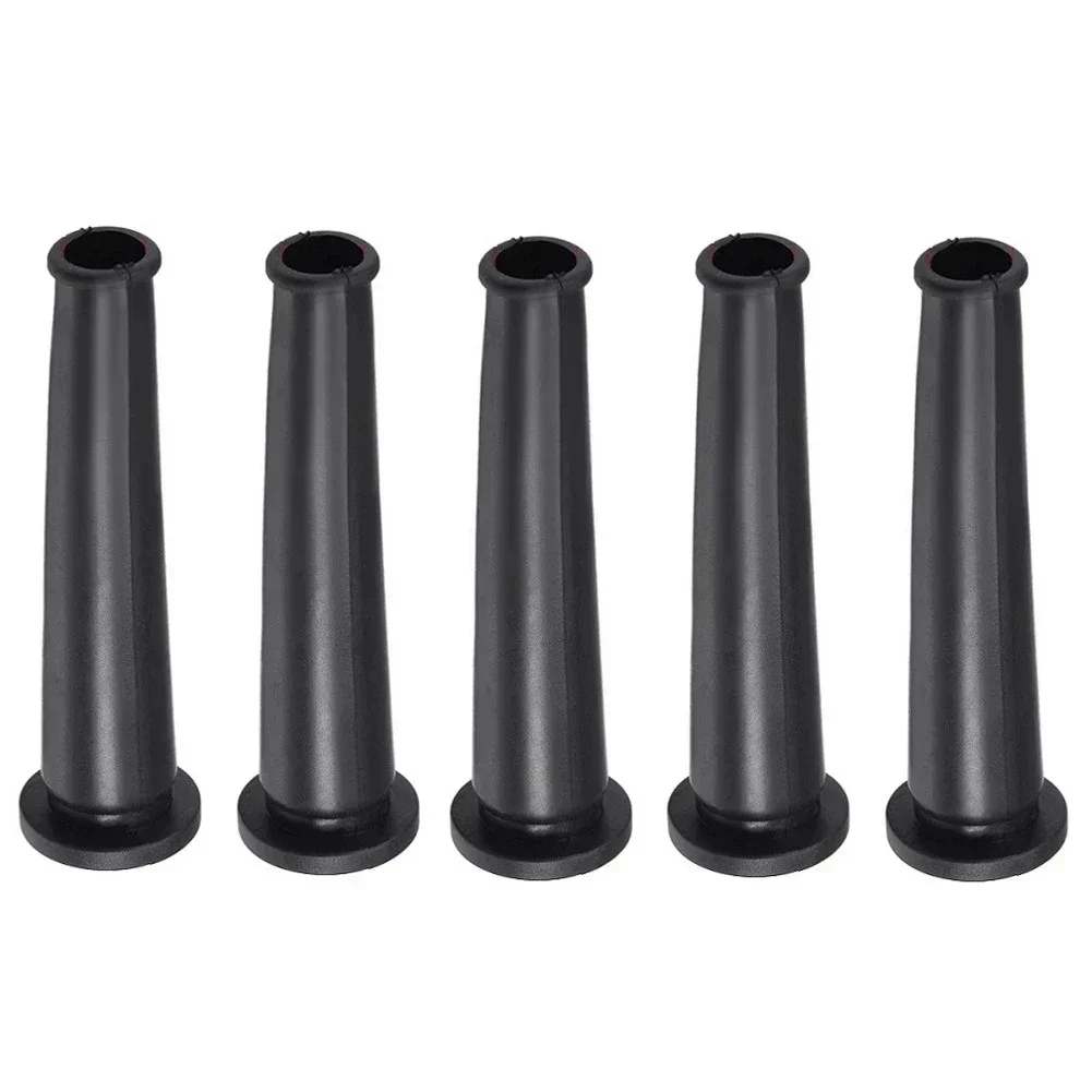 Bộ 5 Đen Dây Cao Su Bảo Vệ Cáp Tay Boot Dành Cho Góc Đen Ủng Cao Su Bảo Vệ Cho Máy Khoan Điện dây Cáp