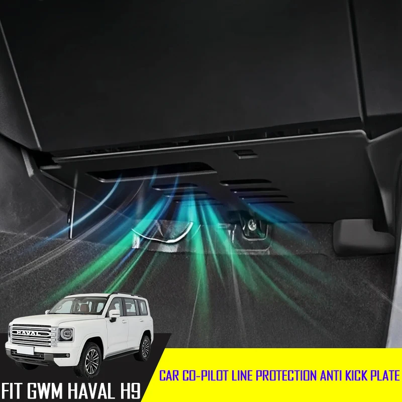 

Automobile Co-pilot Line Protection ABS Anti-Kick Plate Fit for GWM Haval H9 2024-2025 Automobile Interior Modification Part