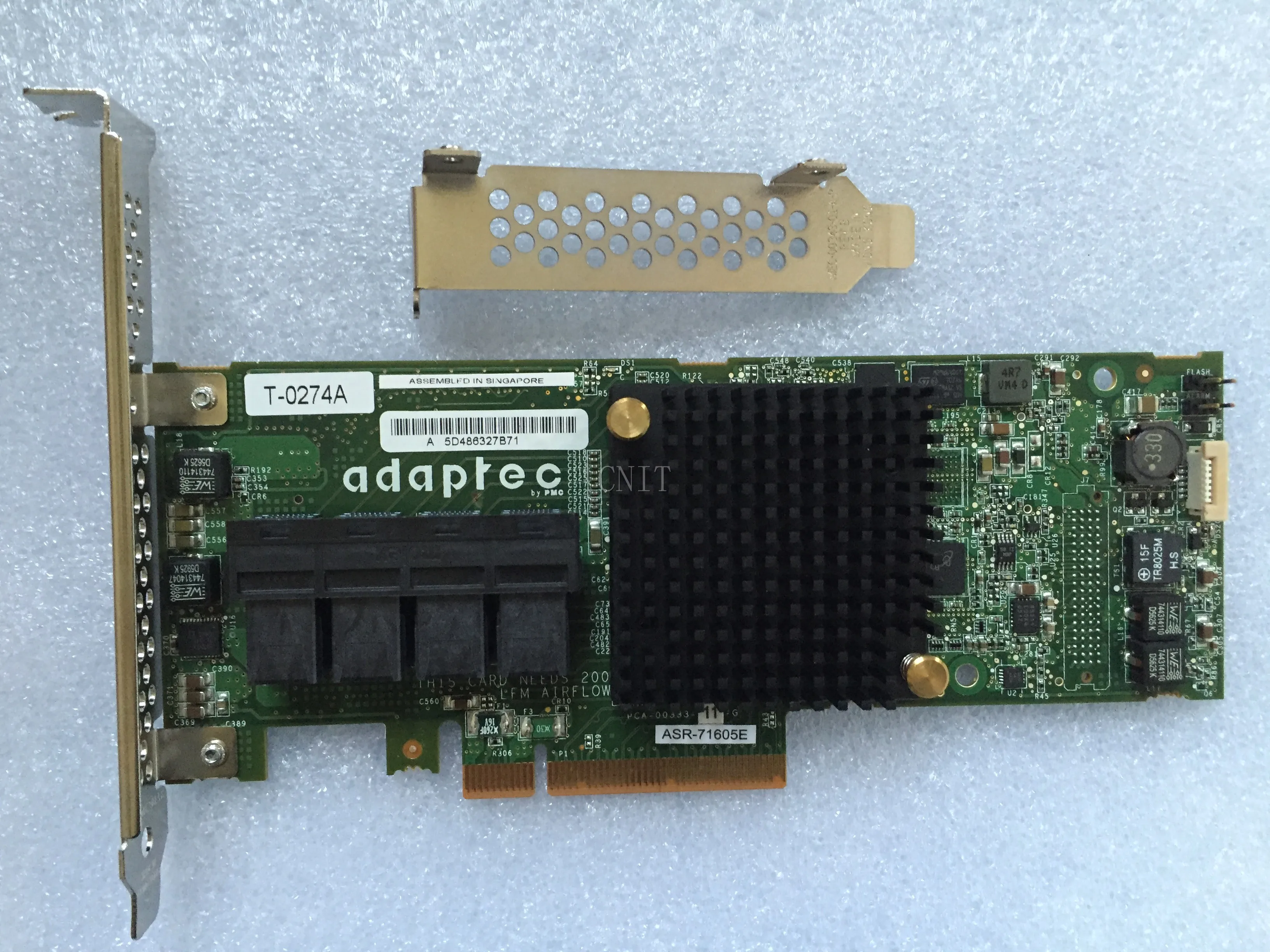 ADAPTEC ASR-71605E 6GB/S PCI-E 256MB SATA SAS RAID CONTROLLER CARD
