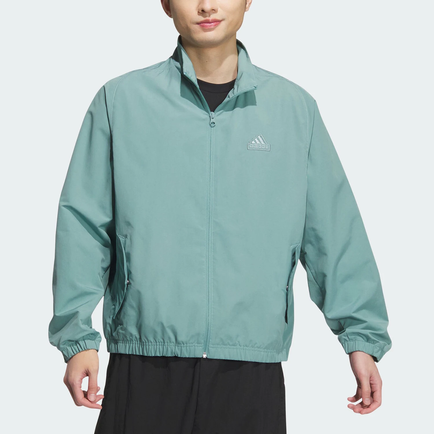 

Adidas genuine New Men's and Women's Woven Stand-up Collar Sports Casual Jacket JI6658