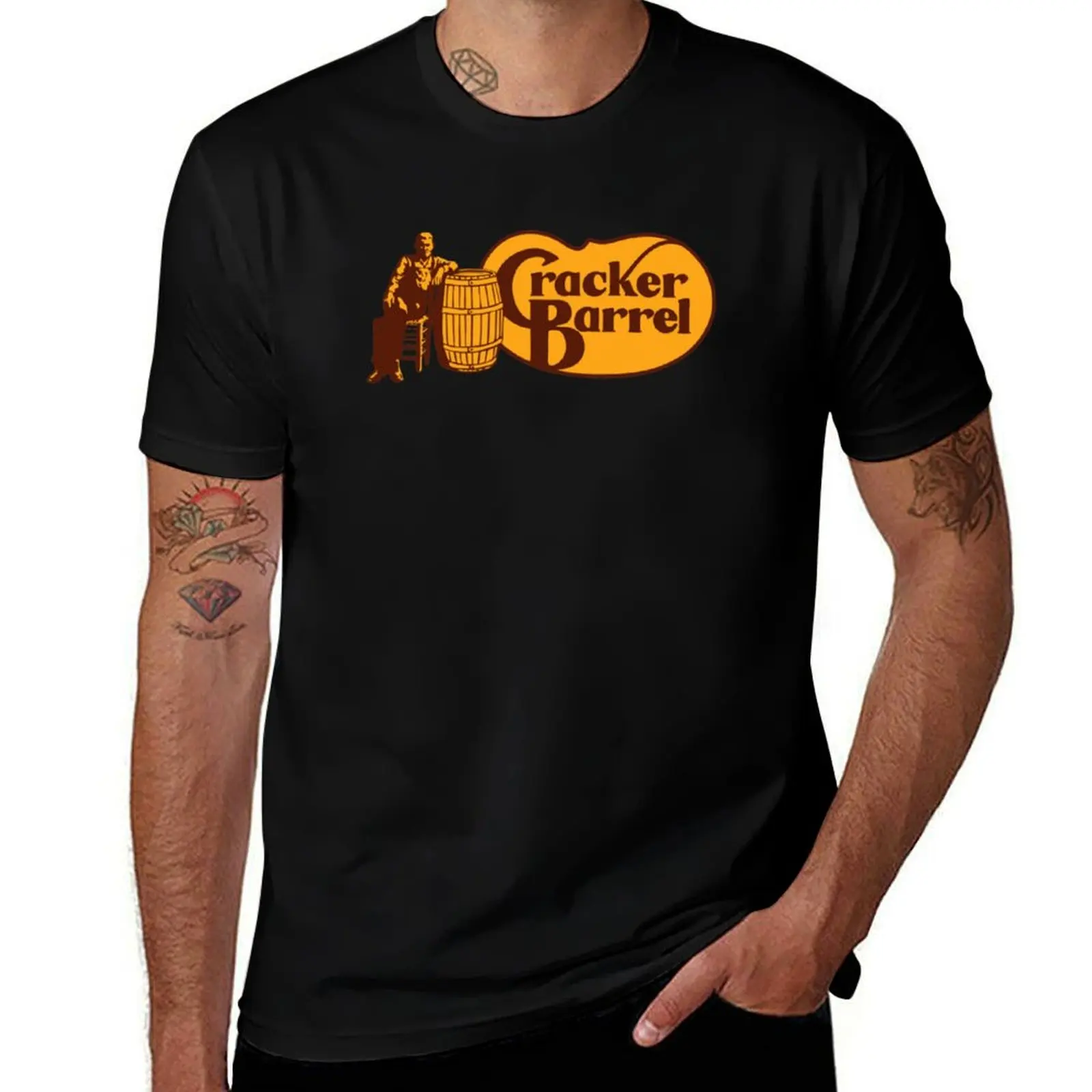 BEST SELLER - Cracker Barrel Merchandise T-Shirt Mann Grafik T-Shirt T-Shirt Mann lässig G Mann T-Shirts für Männer T-Shirt