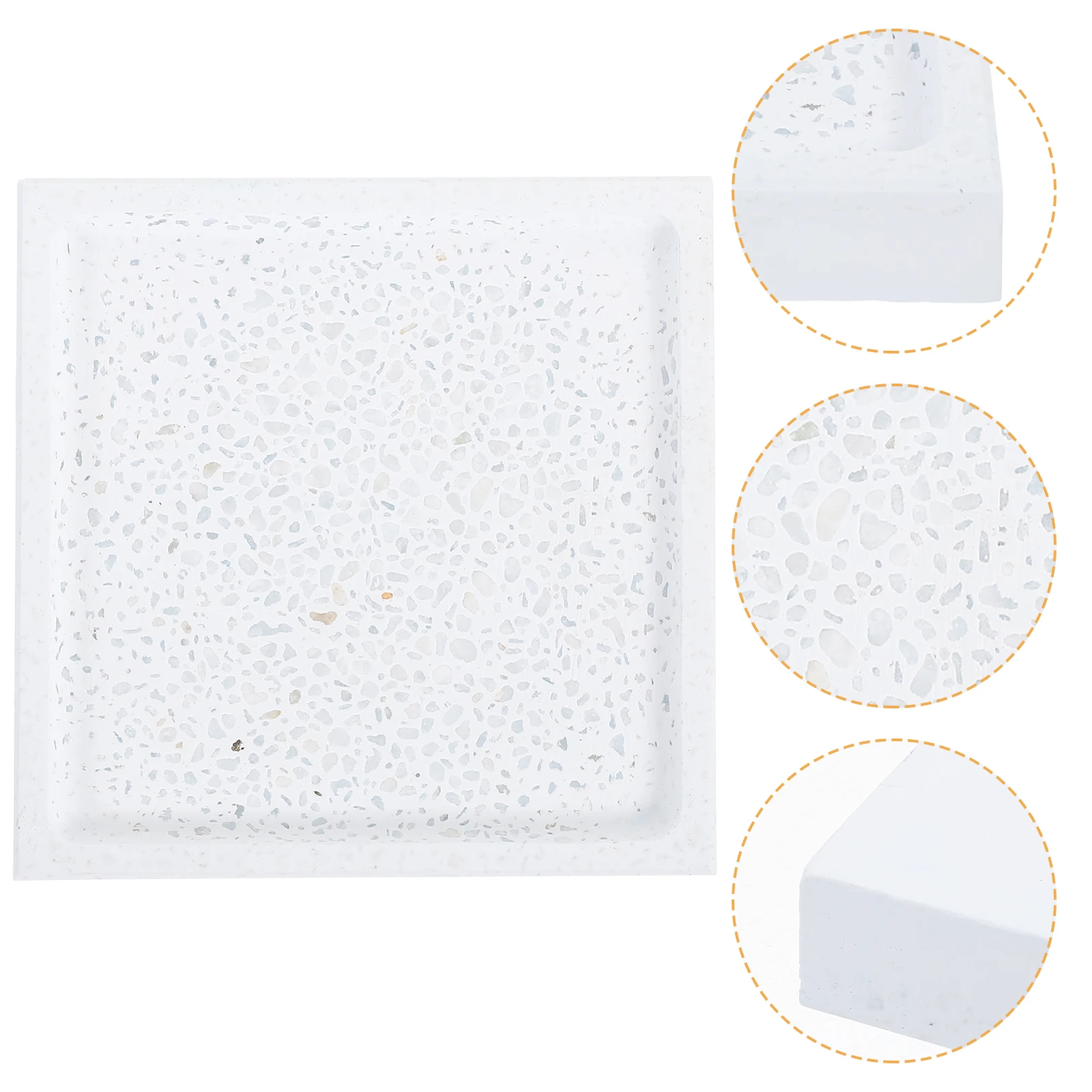 

Diatomite Soap Dish Tray Holder Case Container Box for Bathroom Sink Kitchen Dry Anti Slip Durability Stylish Fashion Odor