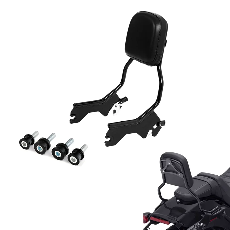 Zestaw osprzętu do dokowania oparcia Sissy Bar pasuje do Harley Softail Street Bob FLHC FXBB 18-24