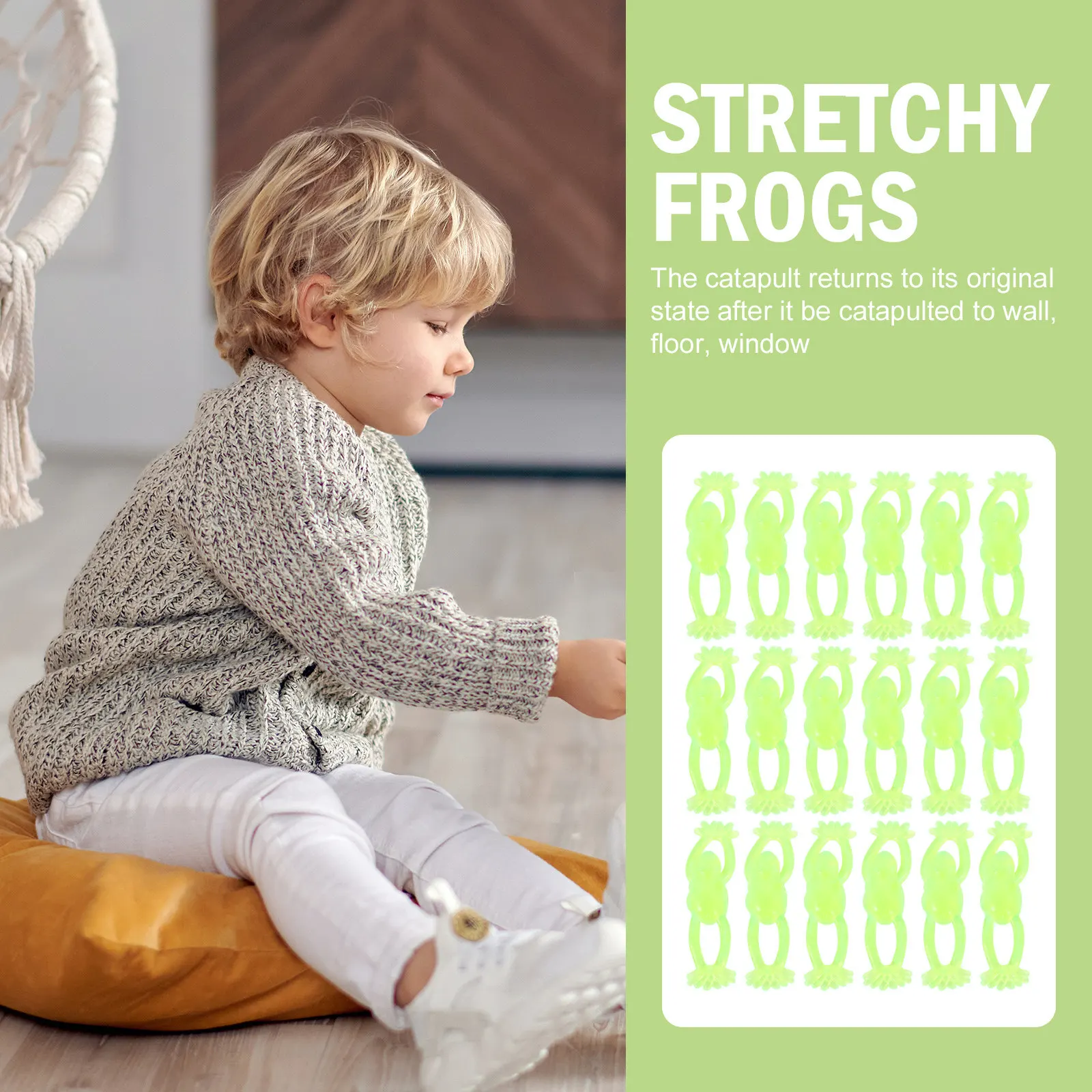 

Stretchy Frogs Toys Stress Relief Toys Cartoon Frogs Trick Toys Prank Playthings Trick Tools