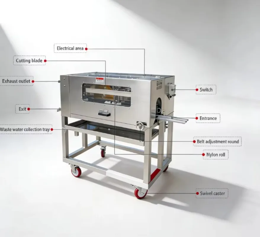 Small fish fillet machine, high-precision small fish fillet processing