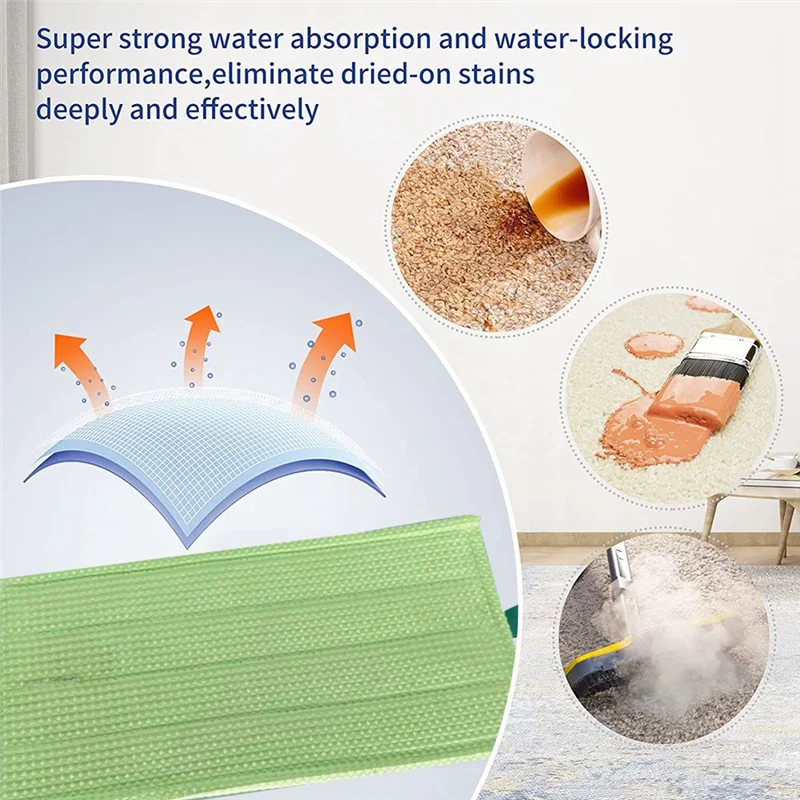 6PCS Mop Cloth for Kobold SP600 MF600 Vacuum Cleaner Spare Parts Accessories Wet & Dry Washable Mop Pad