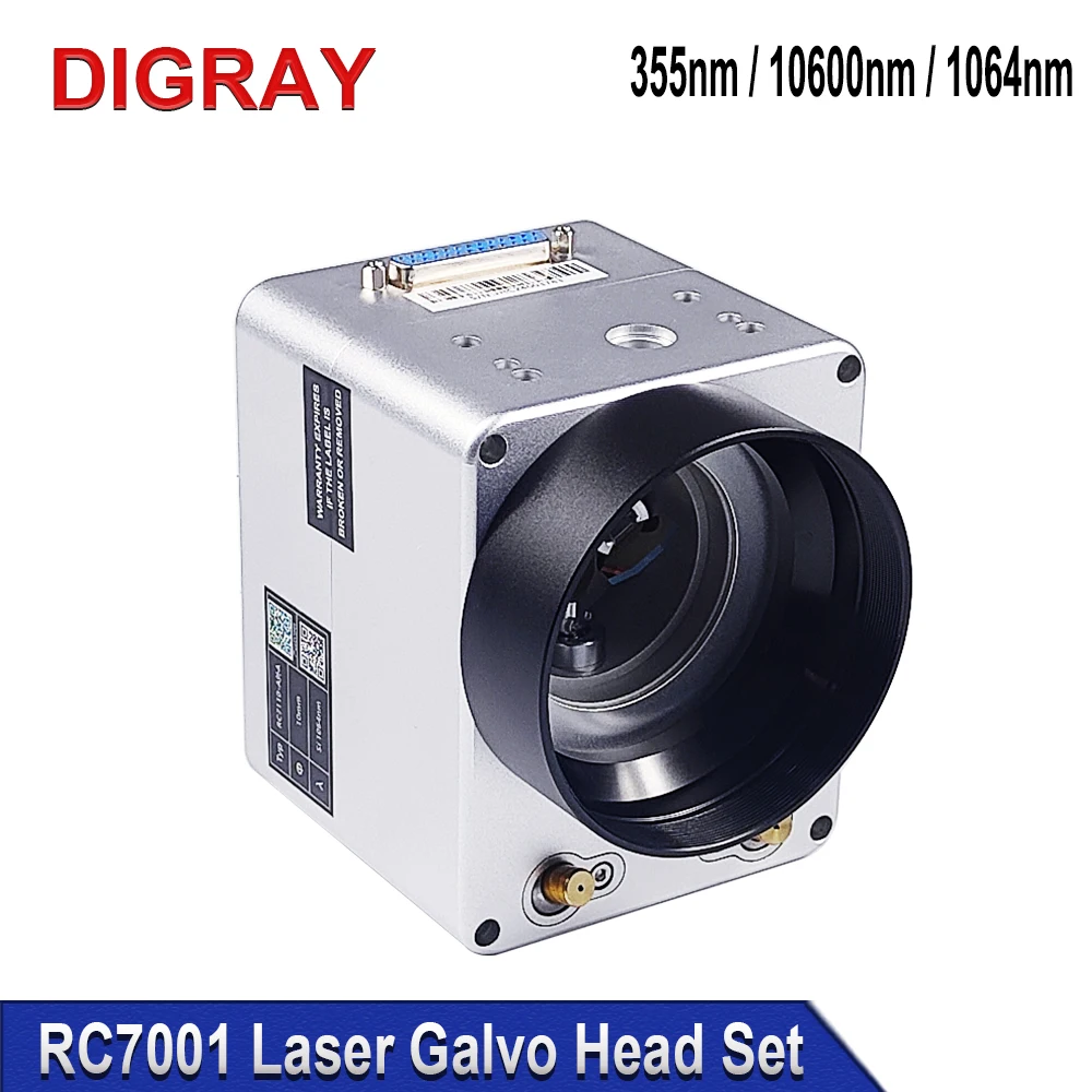 

DIGRAY SINO-GALVO RC7001 UV & Co2 & 1064nm Fiber Laser Scanner Galvanometer Head Kit UV 355nm Co2 10.6um Galvanometer Scanner