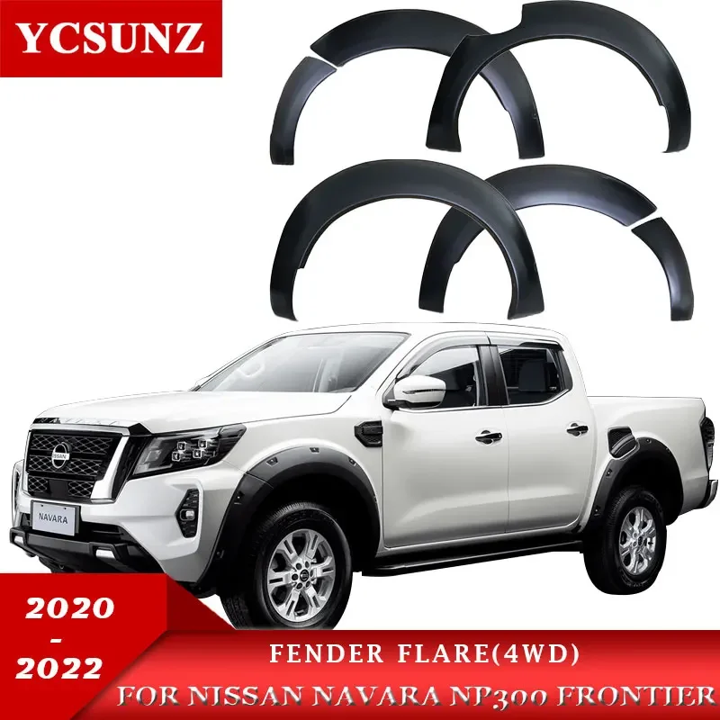 

Крыло вспышки для Nissan Navara NP300 2020 2021 2022 Frontier 4WD аксессуары крыло арки колеса для Nissan Navara 2021 YCSUNZ