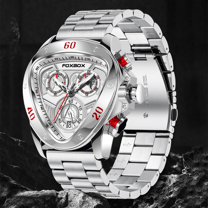 LIGE Mens Watches Top Luxury Brand Waterproof Sport Wrist Watch Chronograph Quartz Military Stainless Steel Relogio Masculino