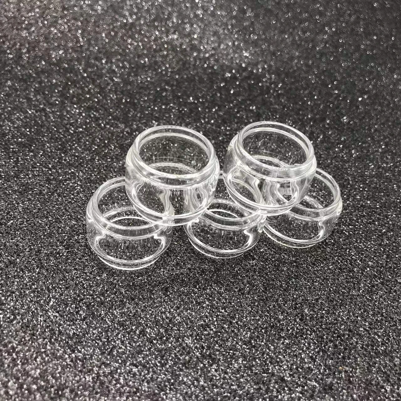 أنبوب زجاجي فقاعي لخزان ادفكن مانتا رتا MTL Manta Subohm 4.5 مللي Ohmega Nano RTA خزان زجاجي دوميناتور شبكي داكن 5 قطعة