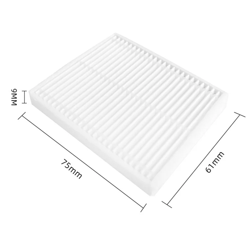 A76K For Xiaomi Robot Vacuum E10 / E12 / B112 / C103 Roller Hepa Filter Mop Cloths Replacement
