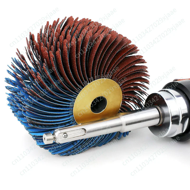 BM-BL6 Pneumatic Jackfruit Shaped Sander Abrasive Cloth Wheel Primer Brush 30X118mm Polishing Disc