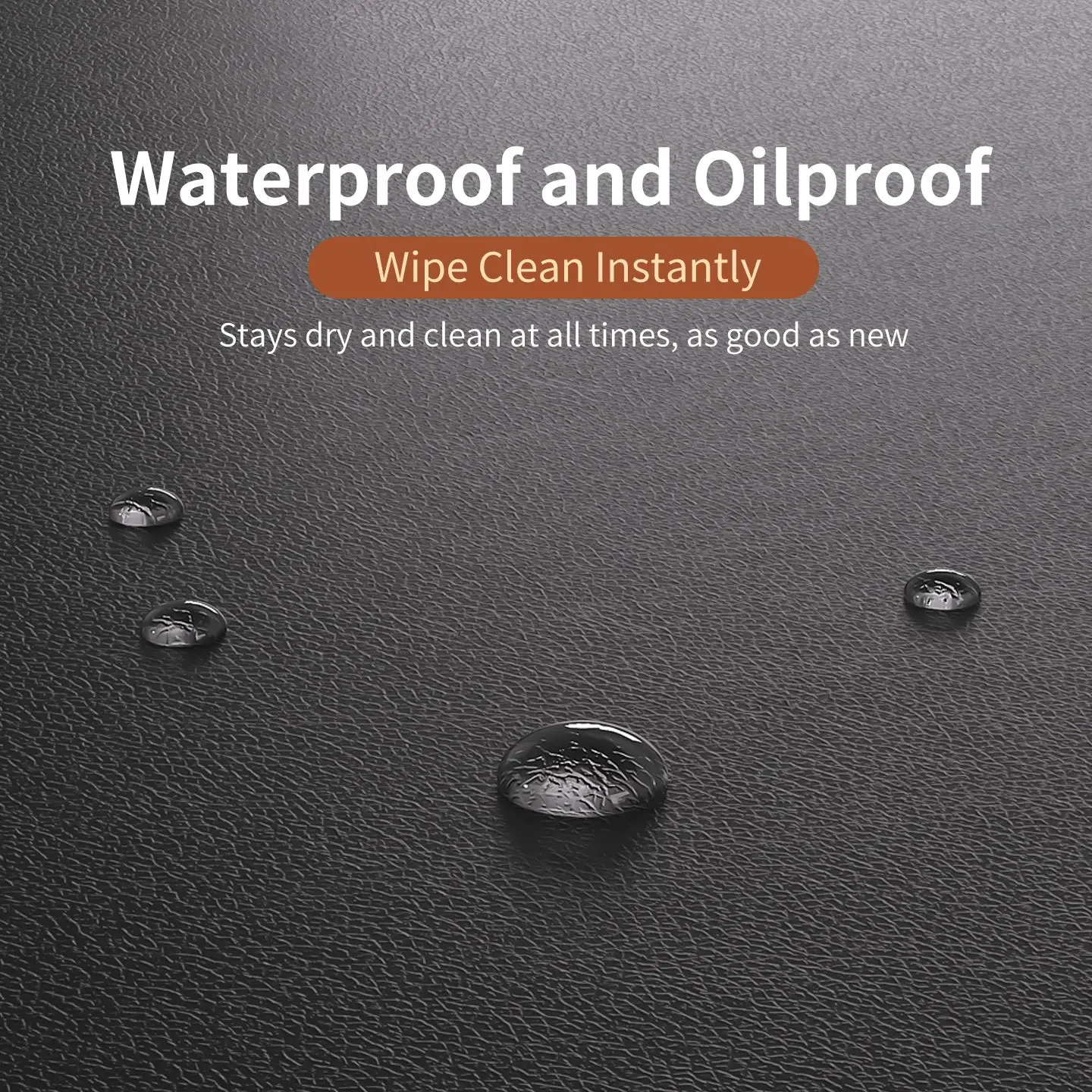 Alfombrilla de ratón de cuero, alfombrilla de ratón de PU con borde cosido, alfombrilla de ratón antideslizante, accesorios de escritorio para juegos