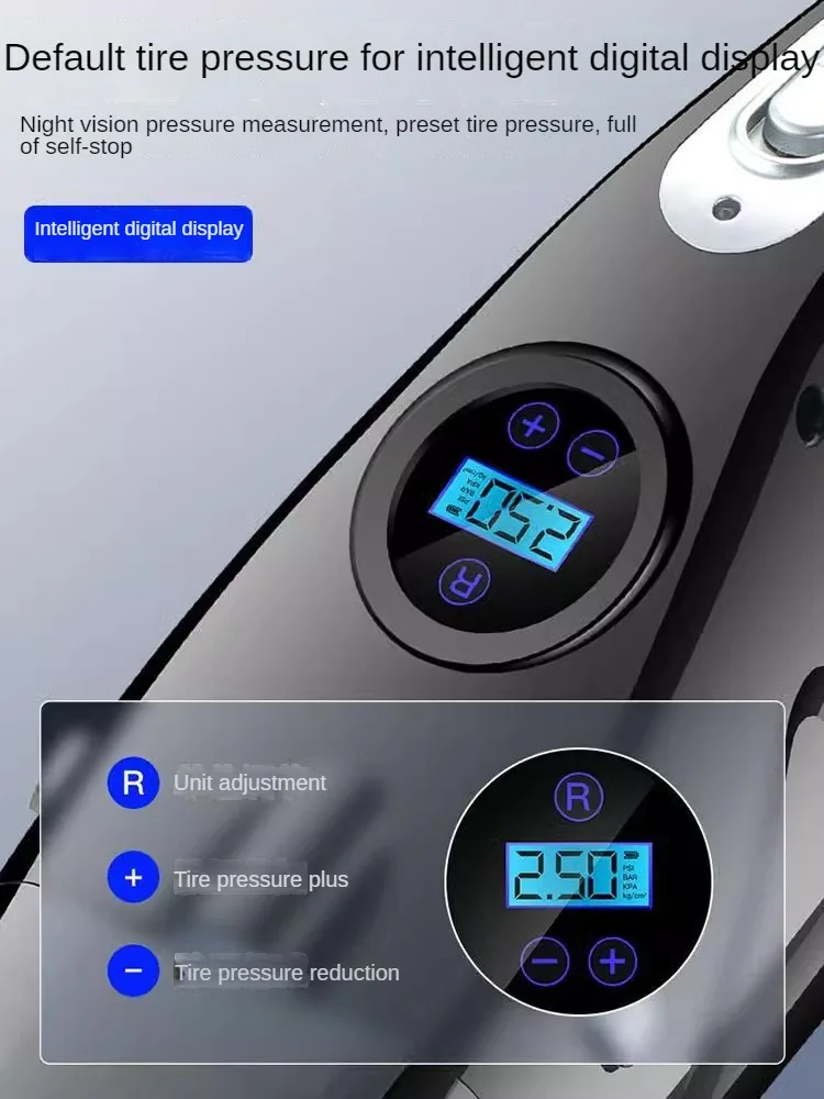 Versatile Car Vacuum Cleaner and Air Pump with Wireless Charging and Strong Suction