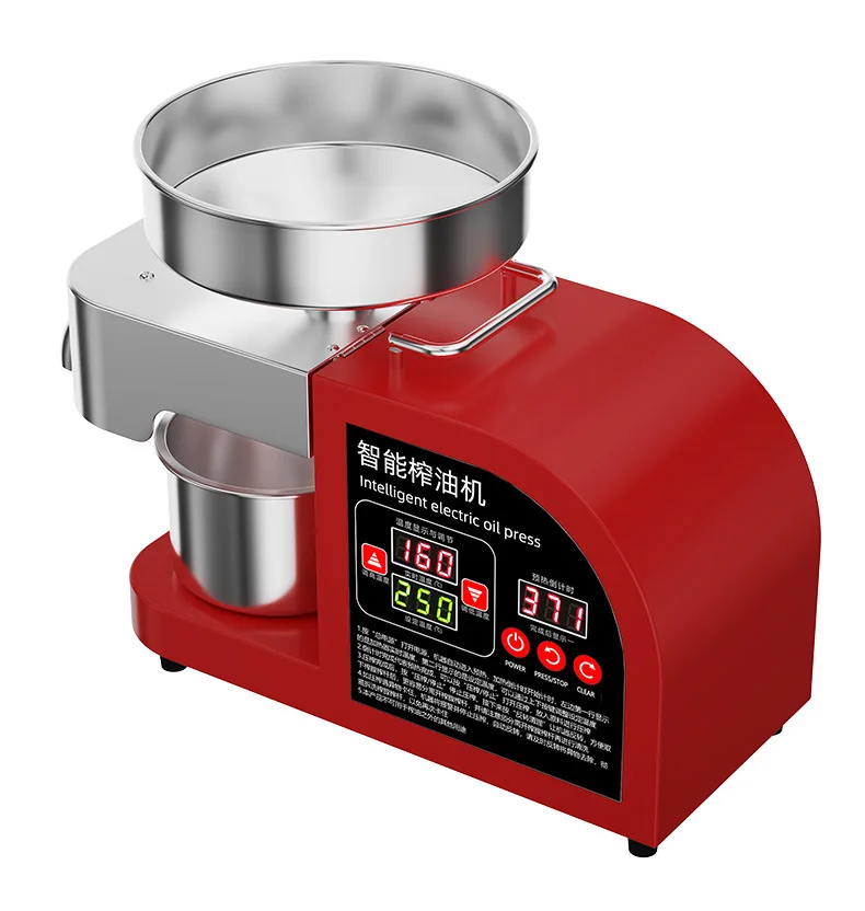 X6 Home Oil Press Machine 800W High-Power Stainless Steel Commercial Fryer Cross-Border Oil Press
