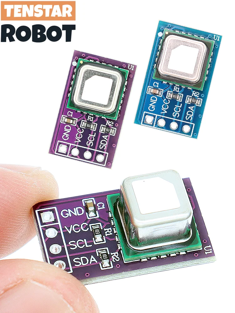 TENSTAR SCD40 SCD41 gassensormodule 2,4-5,5 V detecteert CO2-kooldioxide temperatuur- en vochtigheidssensor I2C-communicatie - afbeelding 2