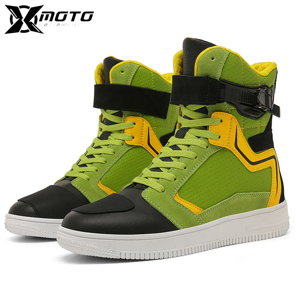 

Motorbike Shoes Motorbike Sport Road Commuter Protective Boots Spring And Summer Breathable Motorbike Sports Non-slip Shoes