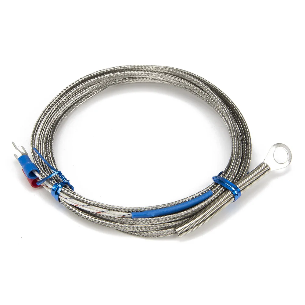 FTARR01 K E J type 2m metal screening cable 5mm 6mm 8mm 10mm 12mm 14mm diameter hole ring head thermocouple temperature sensor