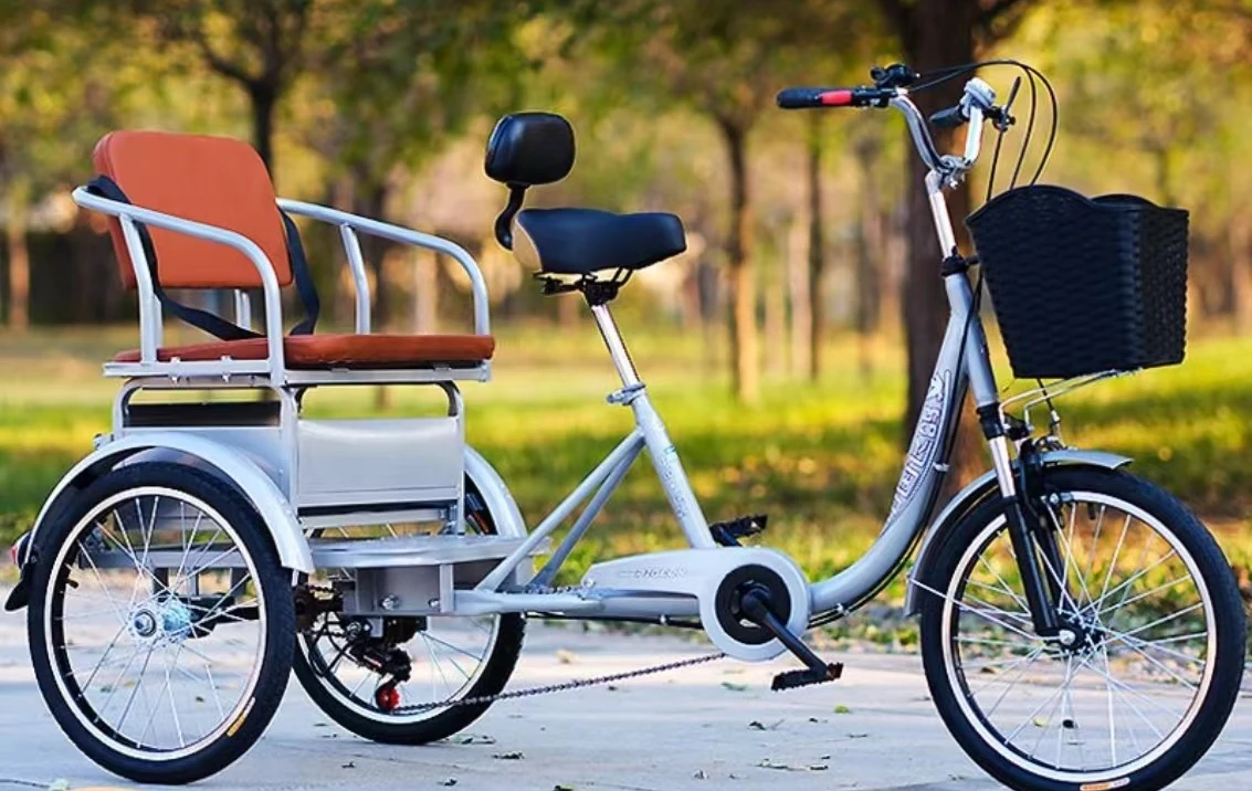 Tricycles for elderly people, foot pedals, variable speed tricycles for picking up and dropping off children, bicycles