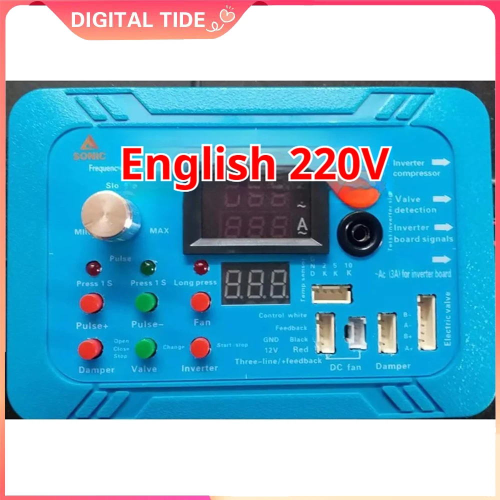 Inverter Refrigerator Testing Instrument Tester Compressor Inverter Board Pulse Solenoid Valve Fault Repair Test Tool Universal