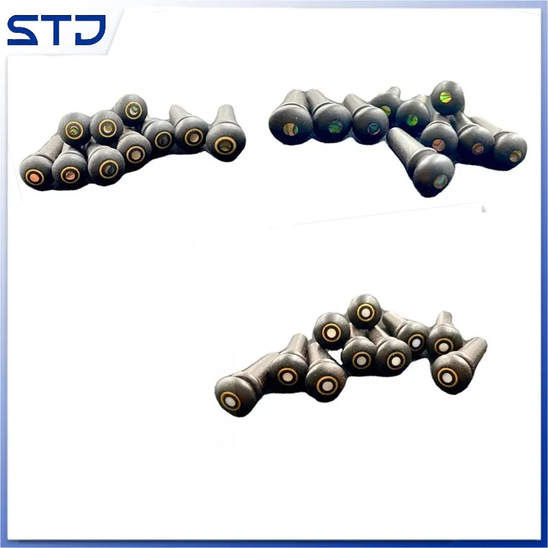 

Ebony Acoustic 10pcs 3 styles Beautiful Guitar endPins inlay Abalone Dot