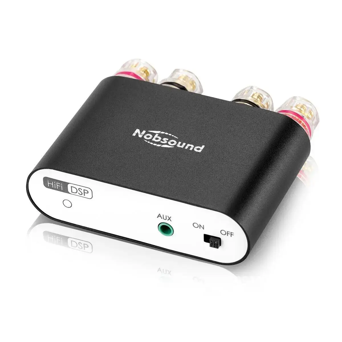 Nobsound Hi-Fi Digital Amplifiers Mini Stereo DSP Bluetooth 5.0 Receiver Home Audio Desktop Power Amplifier 100W*2