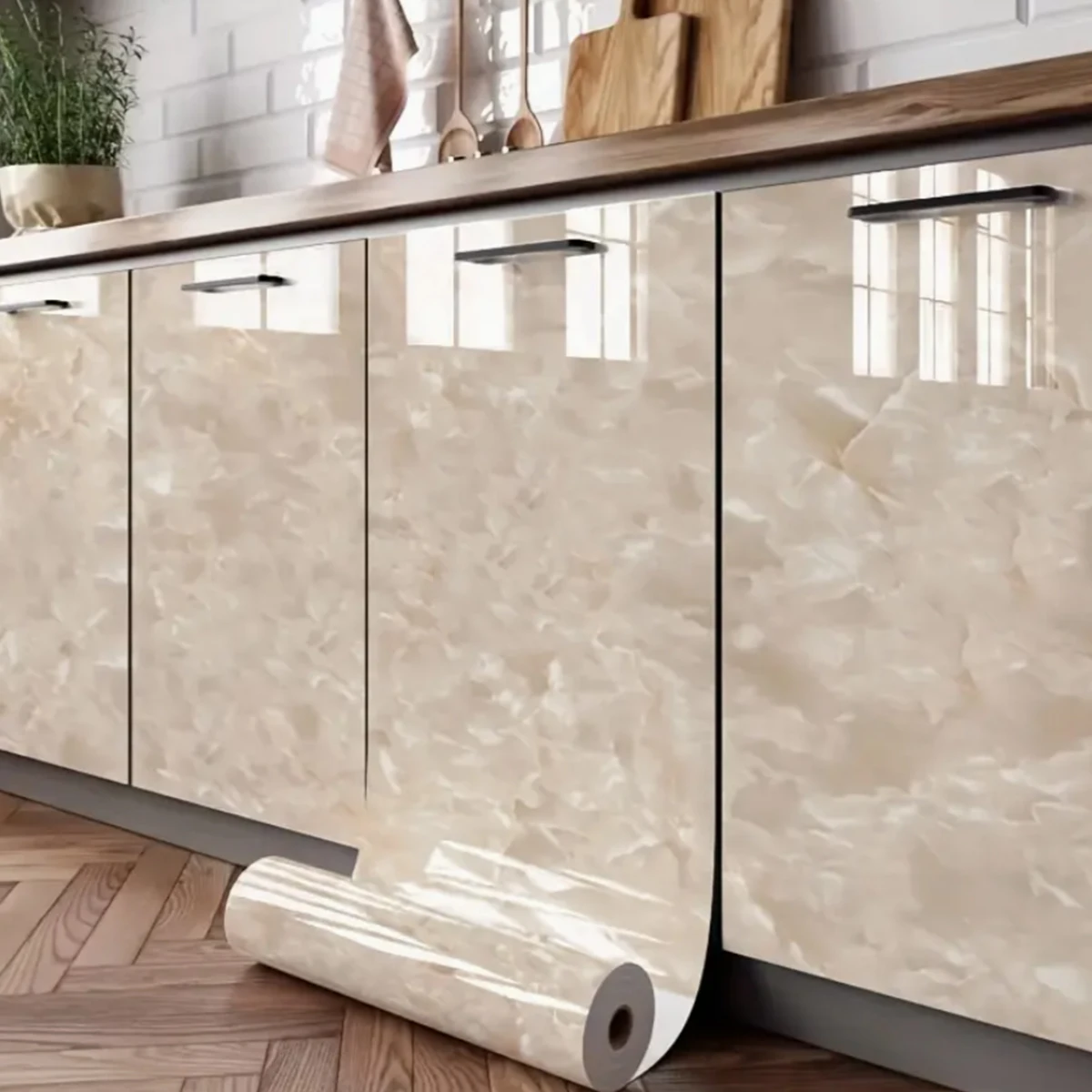 

Современные мраморные обои Peel & Stick - водонепроницаемый самоклеящийся винил из ПВХ для кухни, ванной комнаты, шкафов, стен - домашний декор своими руками
