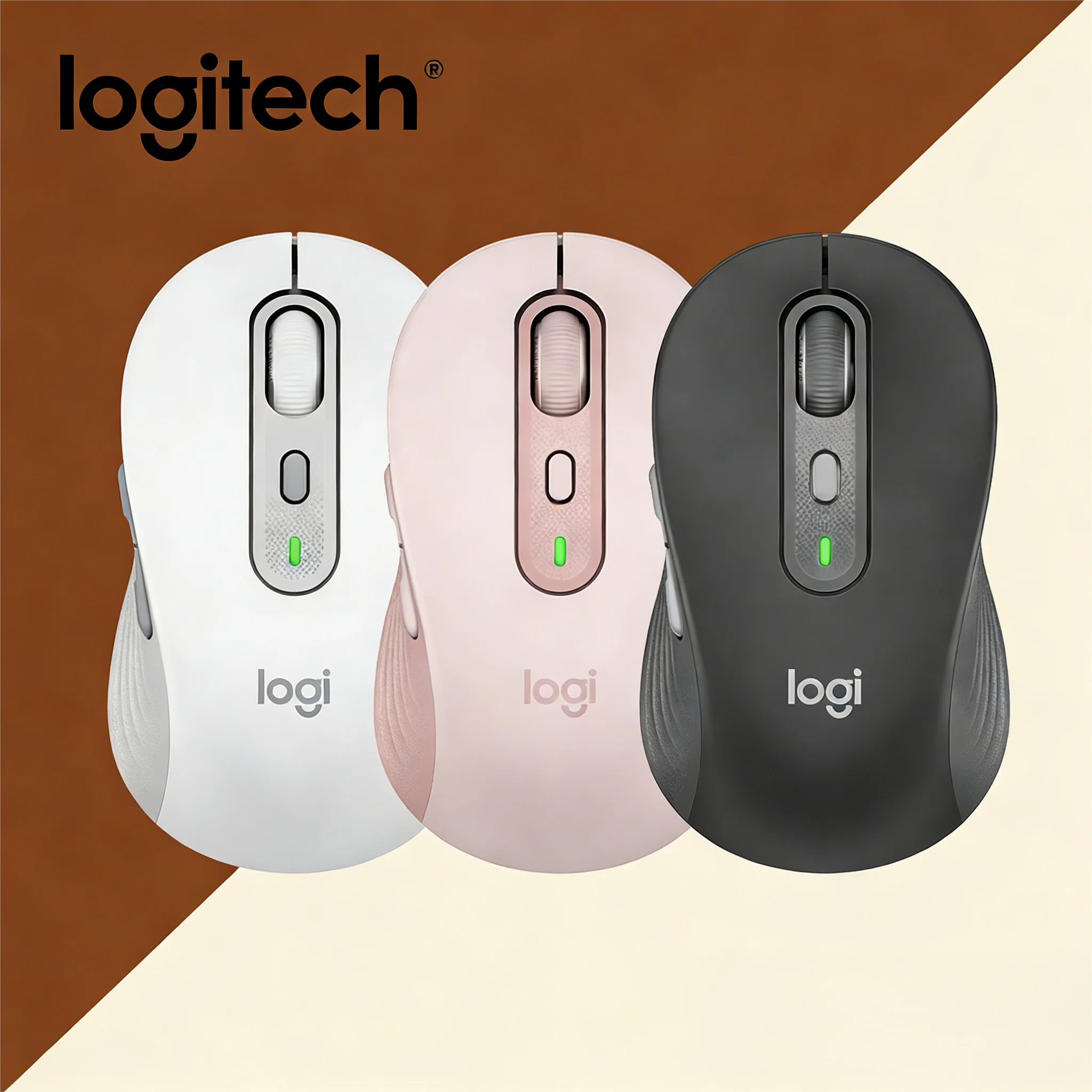 

Беспроводная бесшумная мышь Logitech M750, двухрежимная Bluetooth, бесшумная, синхронизация через плечо для бизнеса