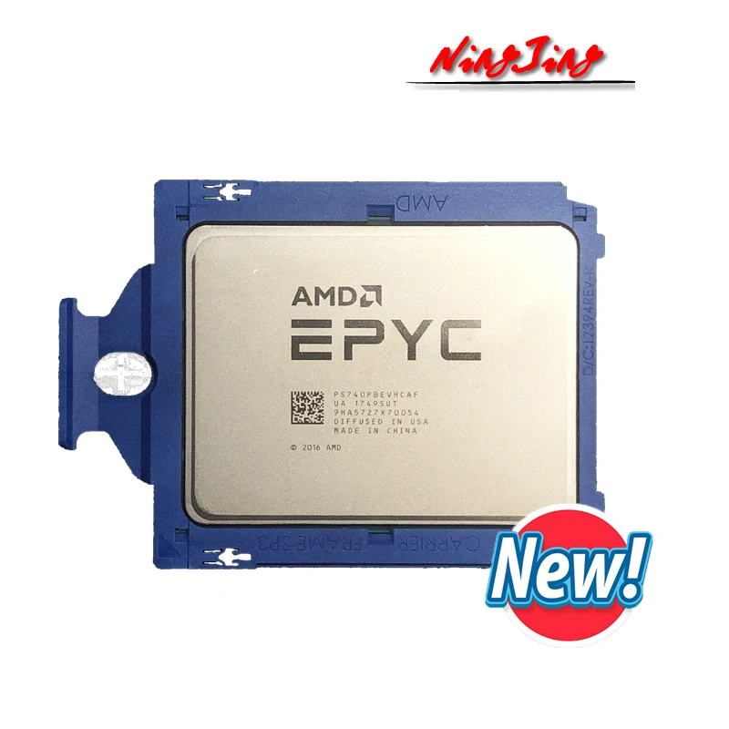 AMD EPYC 7401P NEW 2.0 GHz 24-Core 48-Thread CPU  170W PS740PBEVHCAF Socket SP3 New but without cooler