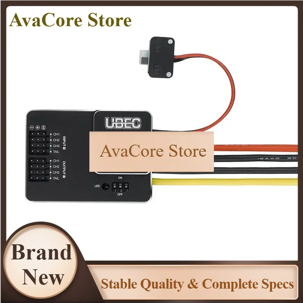 AvaCoreHobbywing 25A UBEC HV Support 3-18S Lithium Battery External BEC Input 3-18S Lipo For DIY FPV Mini Racing Quadcopter Dron