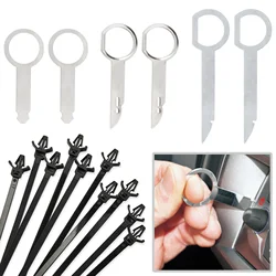 2Pcs Car Radio Removal Key Pin Tool Stereo Head Unit For Audio Tools For VW Porsche Keys Extraction Tools