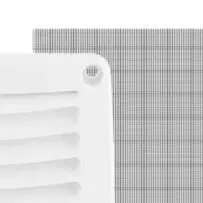 Slanted Louver Ventilation Grille Air Vent For RV Marine Boat Trailer Camper For Exhaust Outlet-Bug Screen Cover ABS Plastic