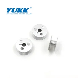 Dukep Three-hole Bobbins Slotted Synchronous Lathe Large Shuttle Core Industrial Sewing Machine Accessories 26MM,28MM,32MM