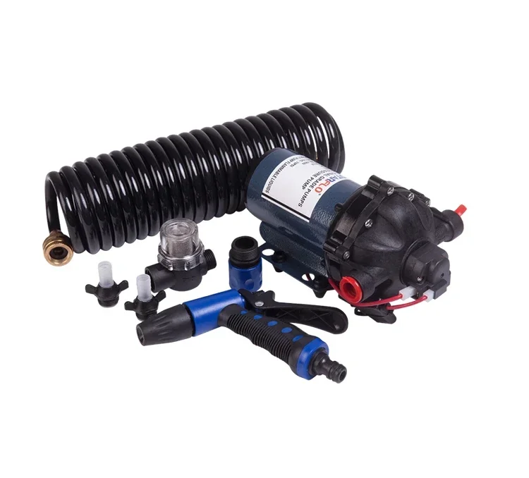 STARFLO 20LPM 12V DC 70PSI deck wash 12v marine saltwater raw boat washdown pump kits mini bike car wash water pump kit