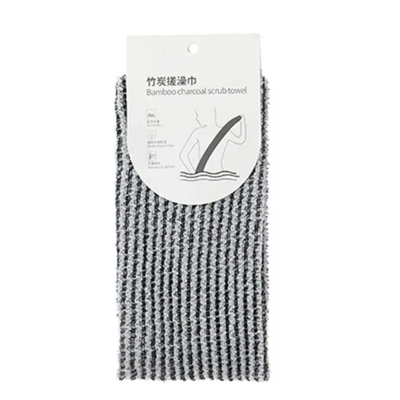 النساء الرجال ألياف الكربون الجمال الجلد منشفة استحمام غسل القماش ماجيك دش الجسم الجلد التقشير تدليك الظهر Scrbber