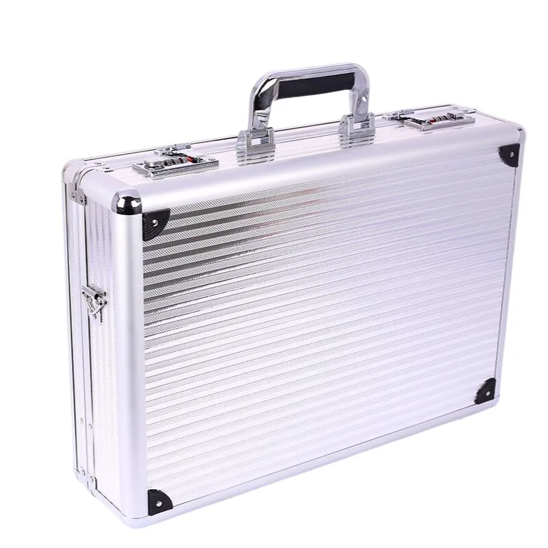 Valigetta di sicurezza portatile con chiusura per viaggi d'affari, documenti e archiviazione di attrezzi da ufficio - Valigetta da trasporto durevole