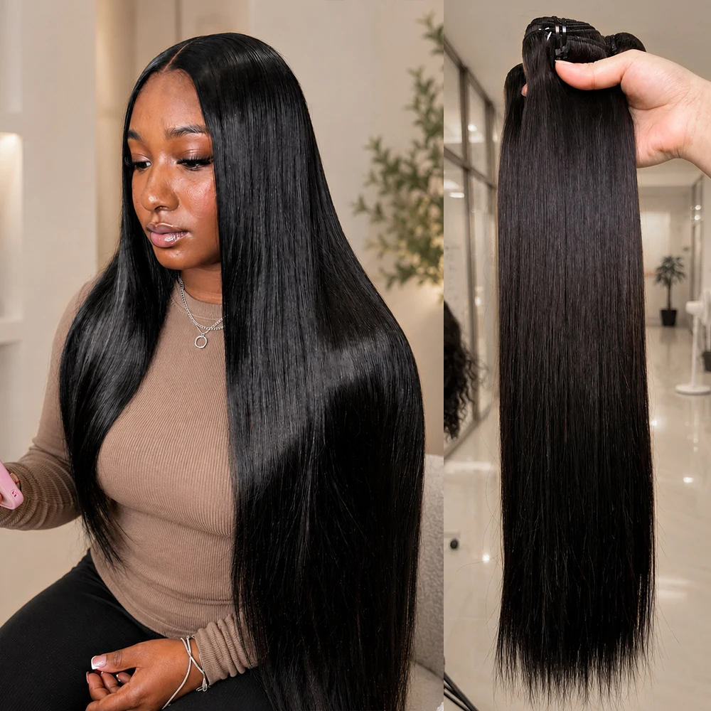 Bone Straight Human Hair Bundles Natural Black Vietnamese Raw Hair bundles Unprocessed Virgin Hair Extensions Human Hair 100%