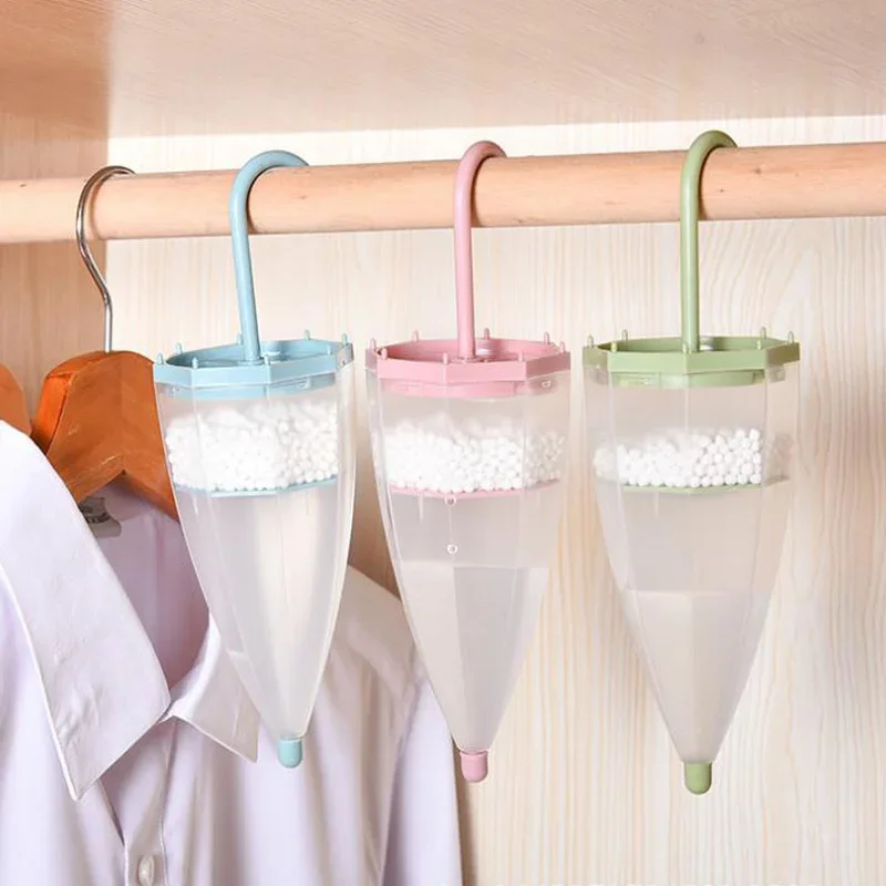 

1/2pcs Moisture Absorbers Umbrella Shape Hanging Dehumidifiers Dry Bag Closet Indoor Desiccant Effectively Trapping Moistu
