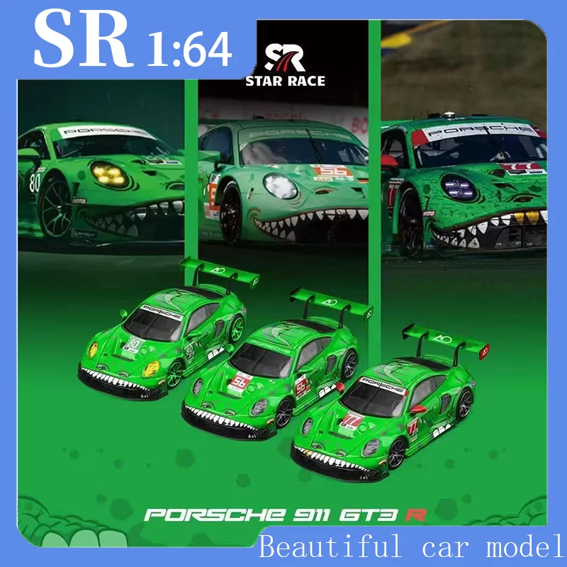 

STAR RACE/SR 1:64 Porsche 911 GT3 Tyrannosaurus Three-car Set