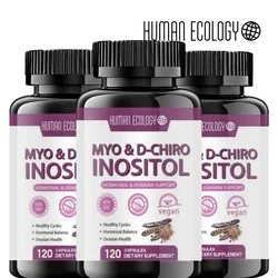 Myo-Inositol&D-Chiro Inositol Capsule with Folate Supports Ovarian Function,Hormone Balance,Fertility Supplements for Women