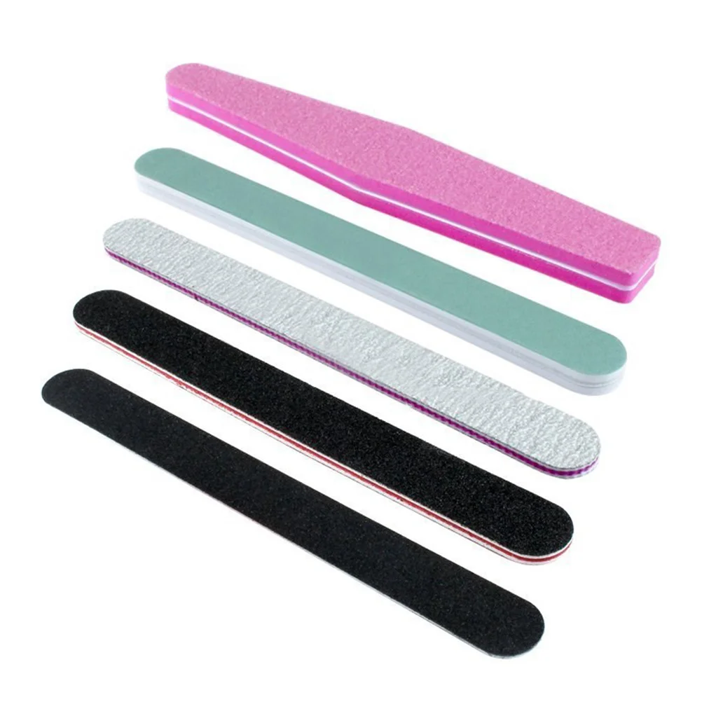 7-teiliges Nail-Art-Werkzeug-Set, vielseitiges Maniküre-Set, Nagelfeilen, Nagelhautgabel, Zehentrenner, abgestorbene Haut, Gabel, Reise-Zehentrenner