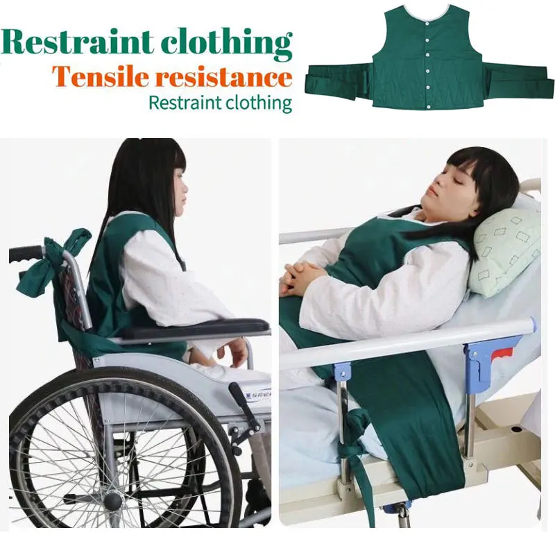 

Women Restraining Clothes for The Elderly with Mental Dementia Binding Vest Restless Shoulder Strap Anti Falling Bed Care