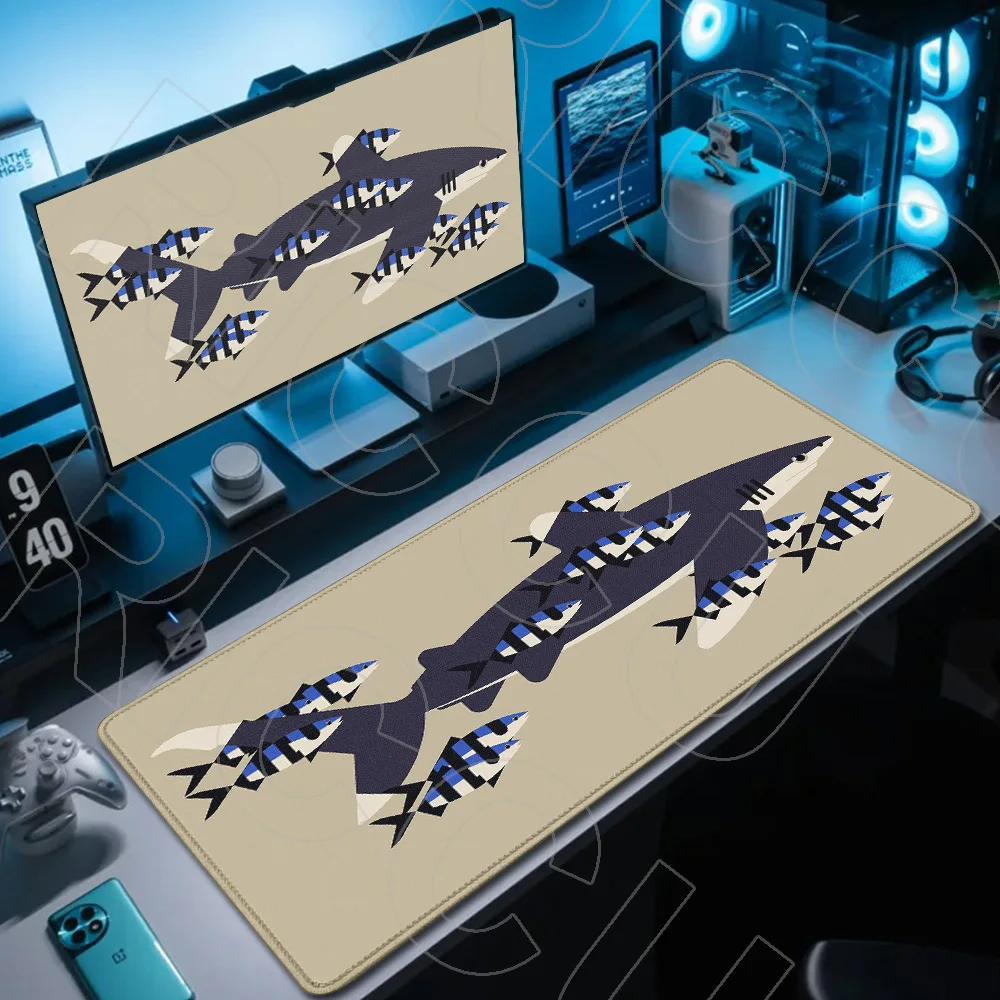 

XXL Kawaii Geometric Art Animals Mouse pad Large Table Desk Mat Gamer Computer Type Carpet Keyboard PC Accessories protect Pads