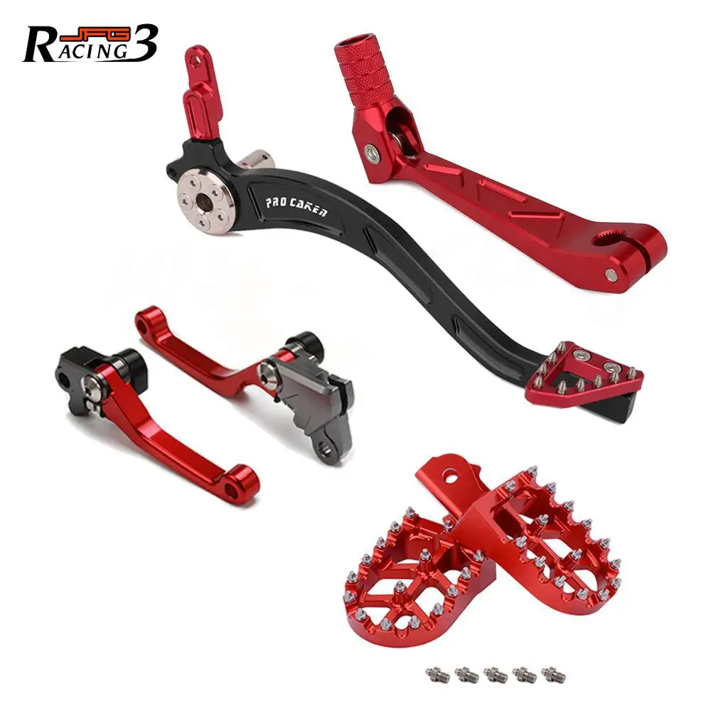 

Motorcycle Brake Shifter Shift Pedal Lever Foot Pegs Footpegs Clutch Lever For HONDA CRF150F CRF230F 03-09 12-17 CRF 150F 230F