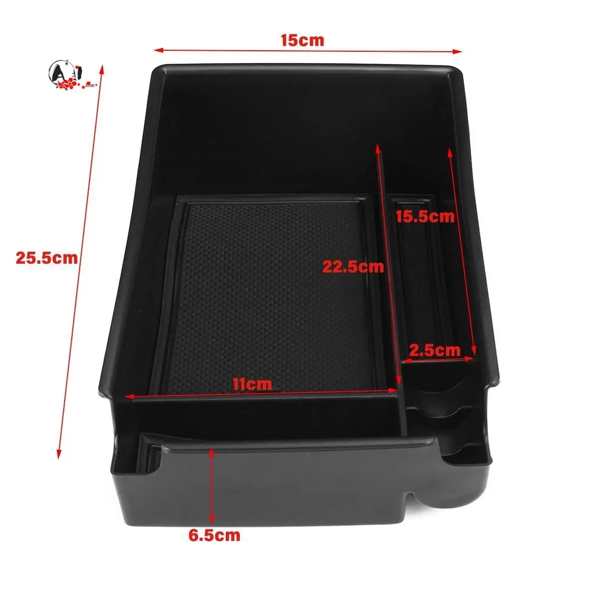 

A10E-автомобильный центральный подлокотник, ящик для хранения, органайзер для центральной консоли, лоток для хранения, держатель для Hyundai Sonata DN8 10th 2020 2021