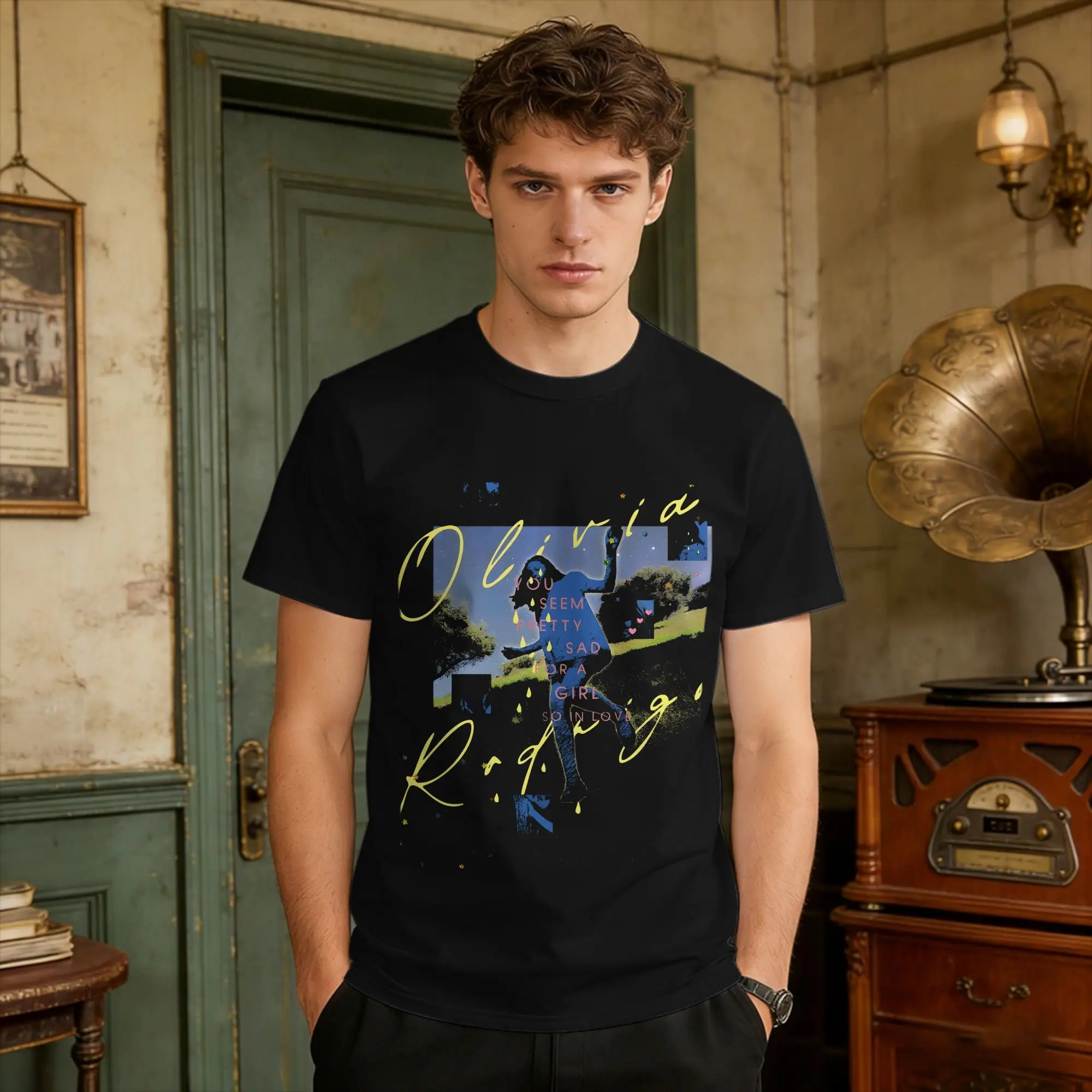 Camisetas para hombre You Seem Pretty Sad For A Girl So In Love, camisetas 100% de algodón, camiseta básica de manga corta Y2K de verano, camiseta con cuello redondo