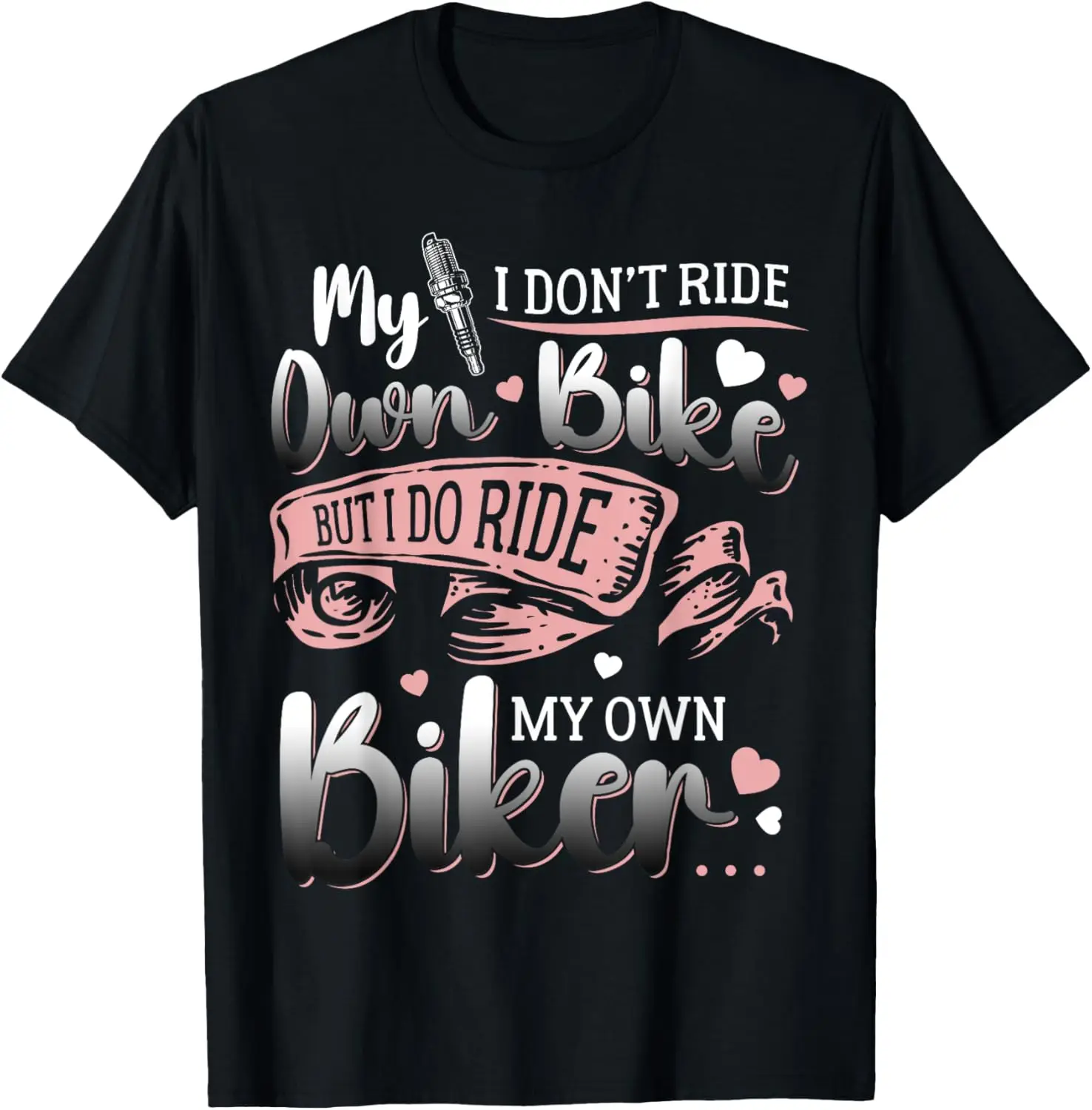 

Новейшая футболка — футболка «Я не катаю на свой собственный велосипед, я делаю езду моей собственной байкерской подруге»