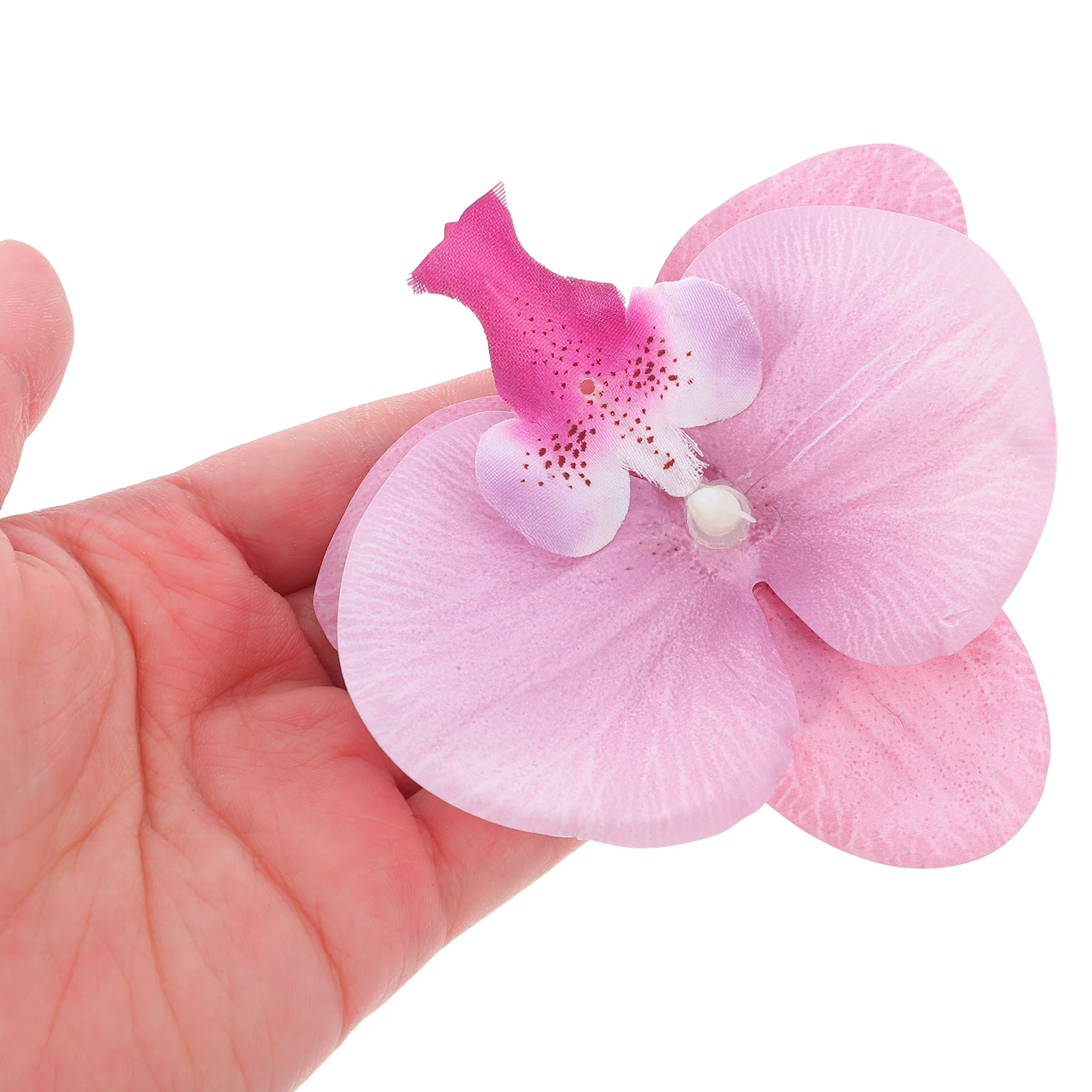 

2 Pair Orchid Flower Shoe Clips Stylish Women Sandals Accessories Beach Vacation Removable Decorative Buckle Shoe Decorations